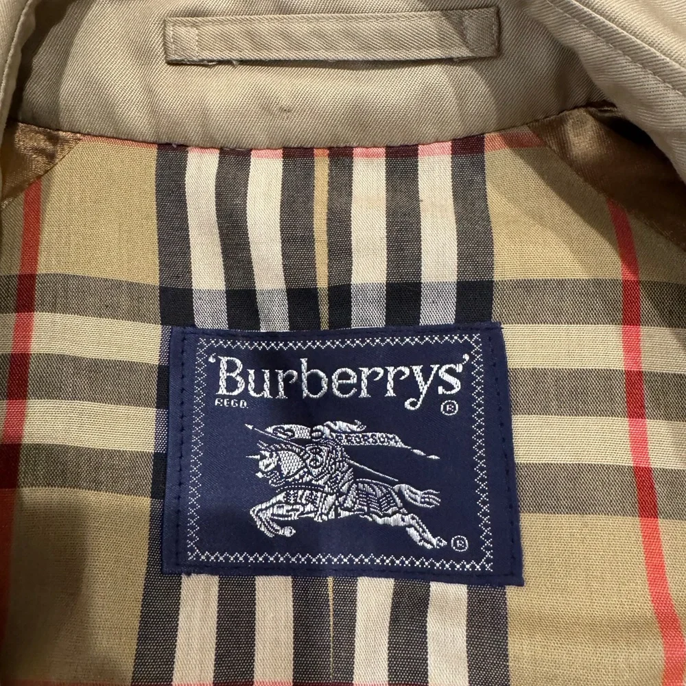 Vintage Classic Burberry Nova check Trench Coat - Picture 2 of 11